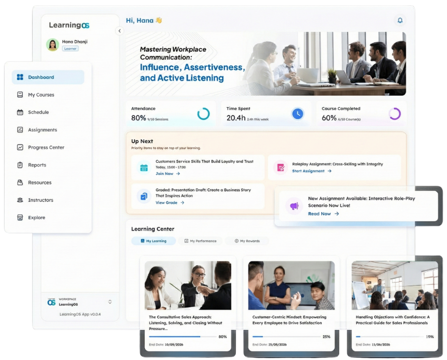 Cognitrex is the all-in-one enterprise training and knowledge platform that drives real business results, compliance, and workforce performance at scale.
